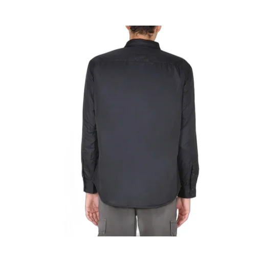 Patch Pocketed Buttoned Overshirt