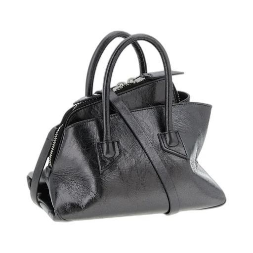 Mini La Passeggiata Embossed-Logo Tote Bag