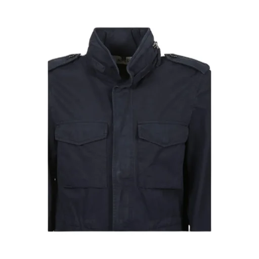 Concealed Hood Military Jacket