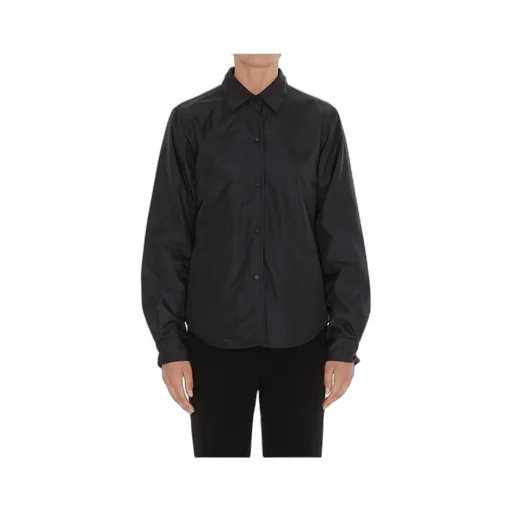 Buttoned Padded Shirt Jacket