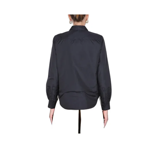 Buttoned Padded Shirt Jacket