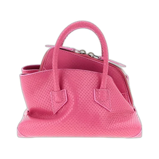 Mini La Passeggiata Snake-Print Tote Bag
