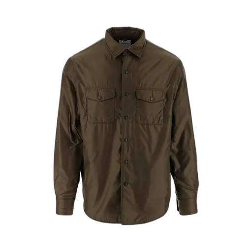 Buttoned Utility Shirt Jacket