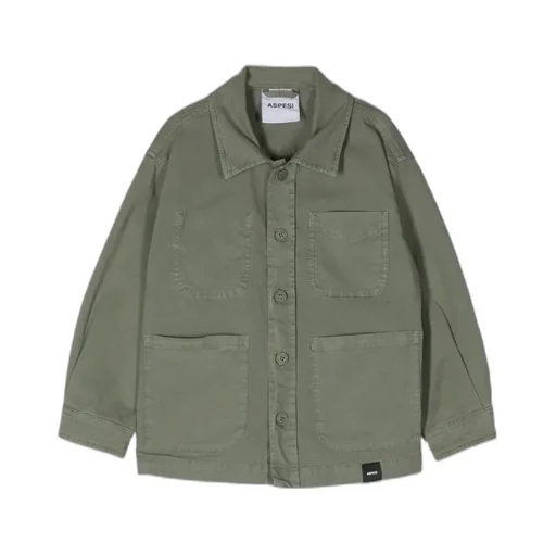 Kids Long-Sleeved Button-Up Shirt