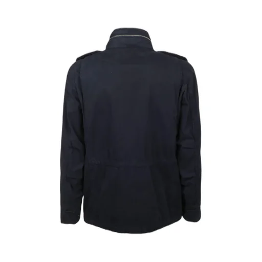 Concealed Hood Military Jacket