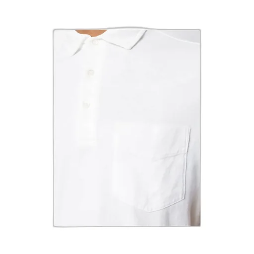 Buttoned Short-Sleeved Polo Shirt