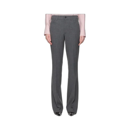 Button-Fastening Trousers