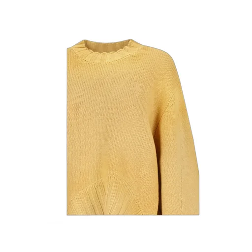 Logo Embroidered Asymmetric Jumper