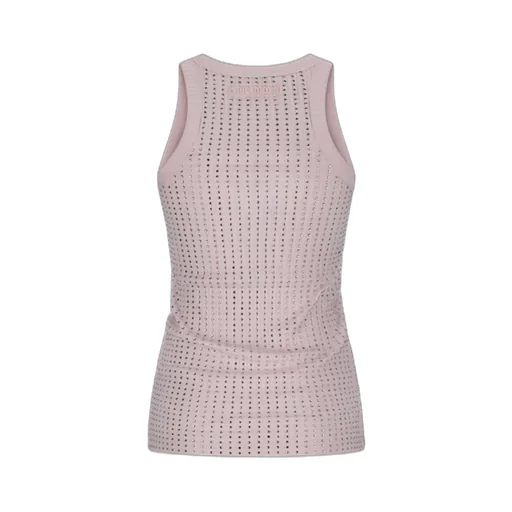 Ribbed Embellished Tank Top
