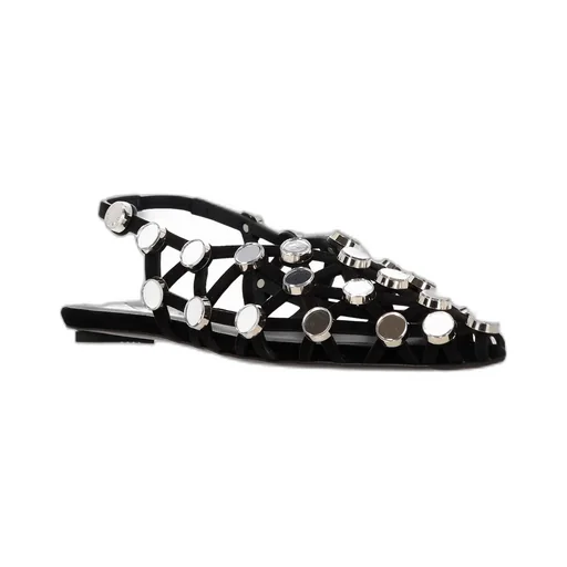 Pointed-Toe Flat Sandals
