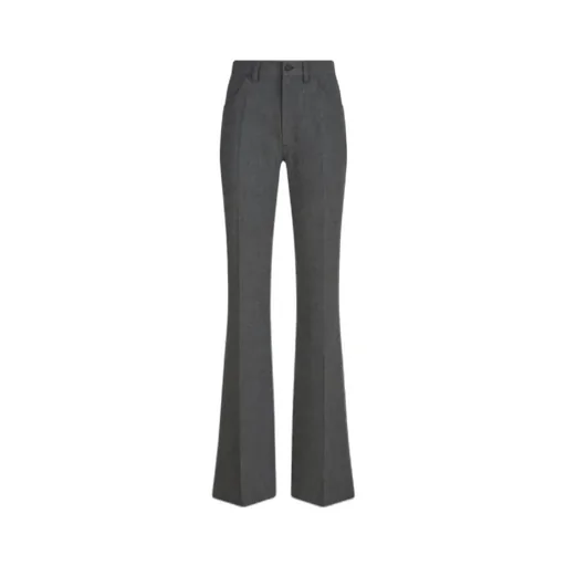Button-Fastening Trousers