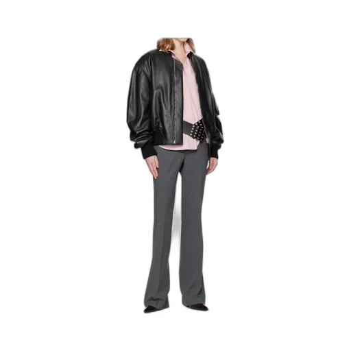 Button-Fastening Trousers