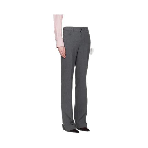 Button-Fastening Trousers