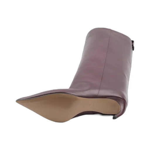 65Mm Pointed-Toe Leather Boots