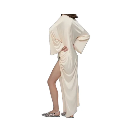 Long-Sleeved Midi Dress