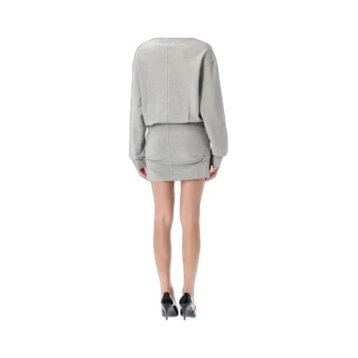 Logo Embroidered Mini Dress