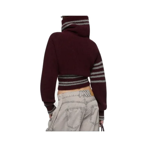 Cropped Zip-Up Cardigan