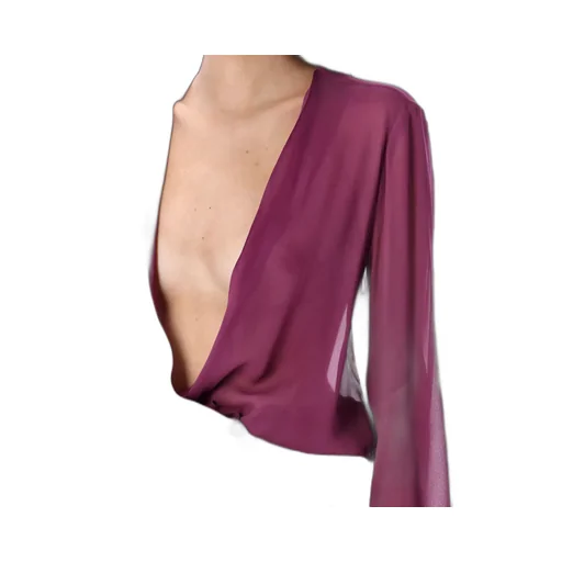 Georgette Wrap Blouse