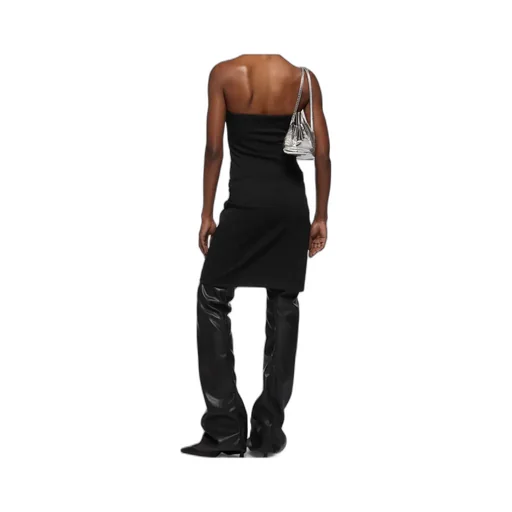 Strapless Ruched Midi Dress