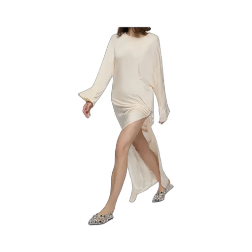 Long-Sleeved Midi Dress
