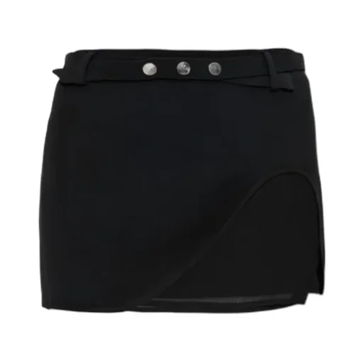 Belted Mini Skirt