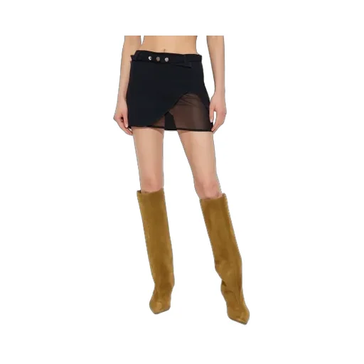 Belted Mini Skirt