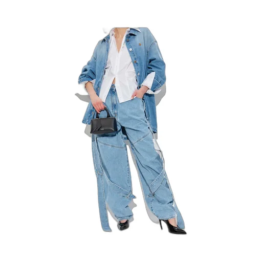 Button-Up Denim Shirt
