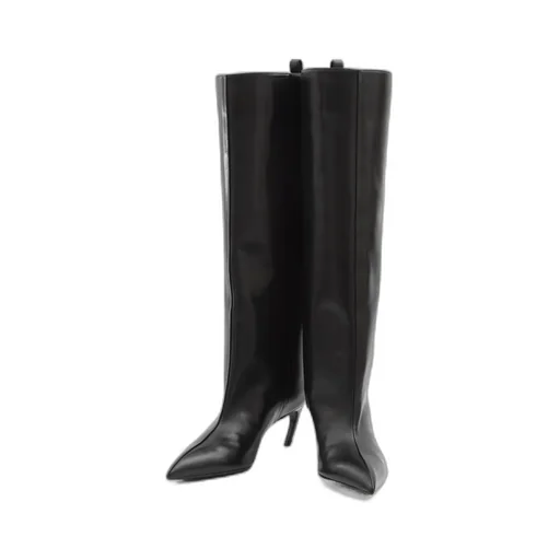 Lea Pointed-Toe Knee-High Boots