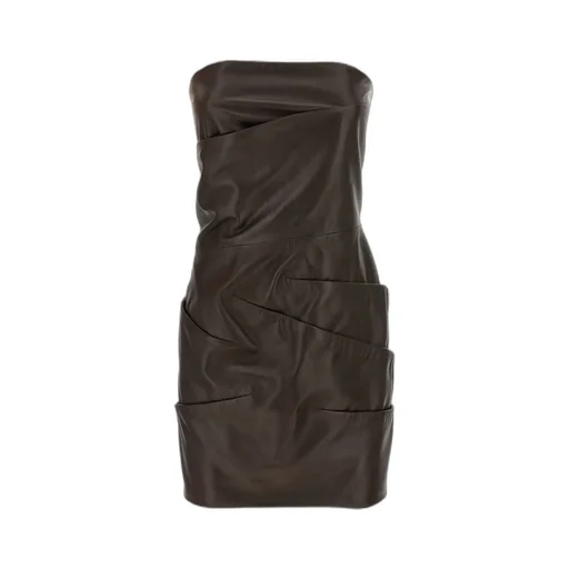 Draped-Details Mini Dress