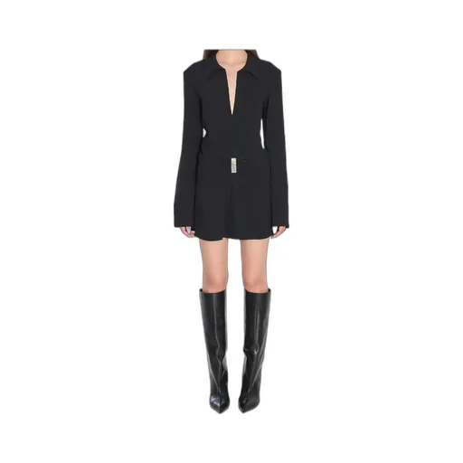V-Neck Mini Dress