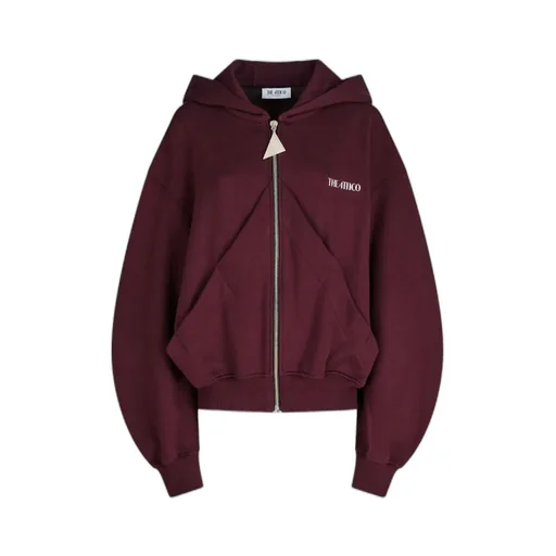 Zipped Hooded Sweatshirt