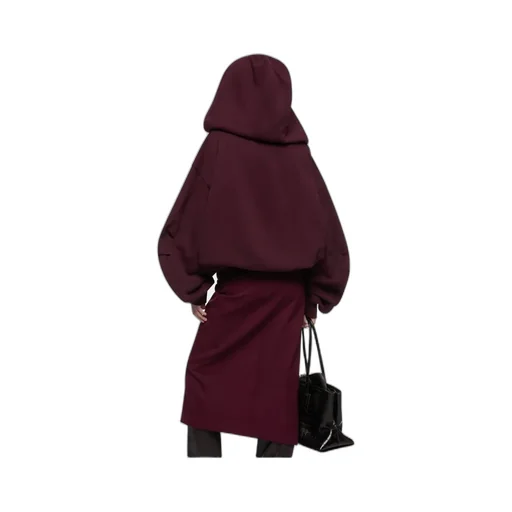 Zipped Hooded Sweatshirt