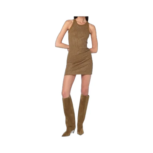 Mini Dress With Rhinestones