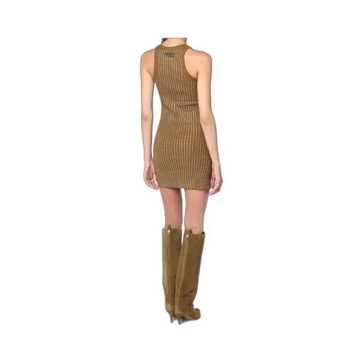 Mini Dress With Rhinestones