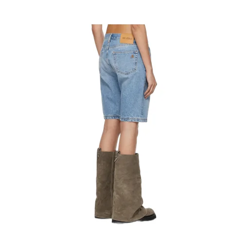 Belt Loop Denim Shorts