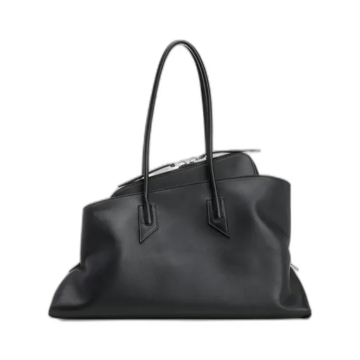 Double Zipper Shoulder Bag