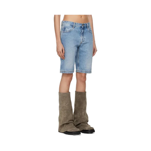 Belt Loop Denim Shorts