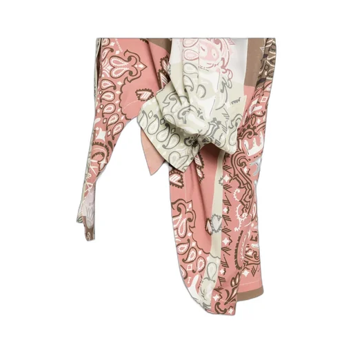 Paisley-Print Patchwork Shirt
