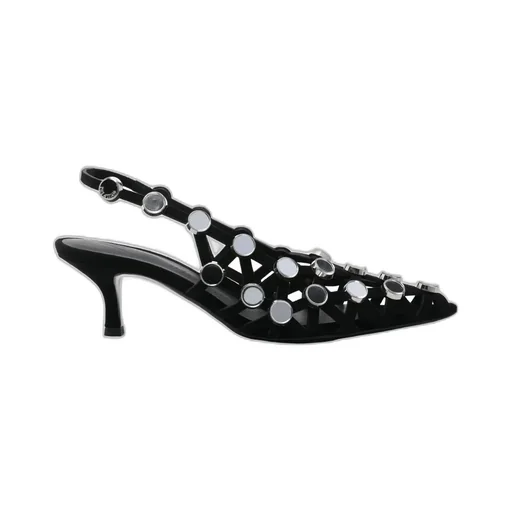 Pointed High-Heeled Sandals