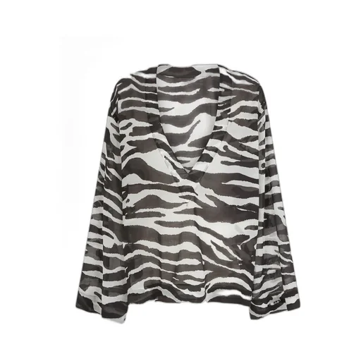 Zebra Printed Blouse