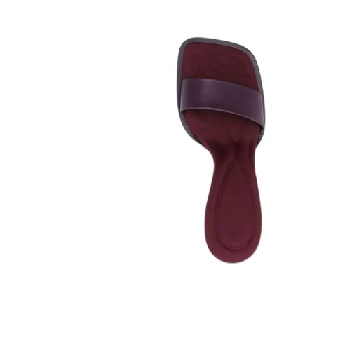 Square-Headed High-Heeled Sandals