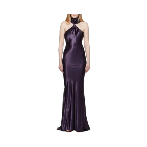 Satin Long Dress