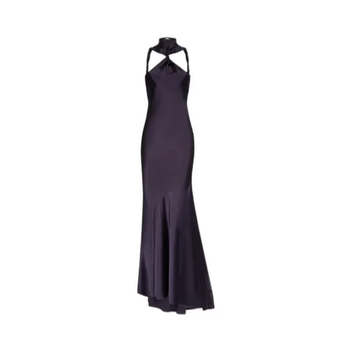 Satin Long Dress