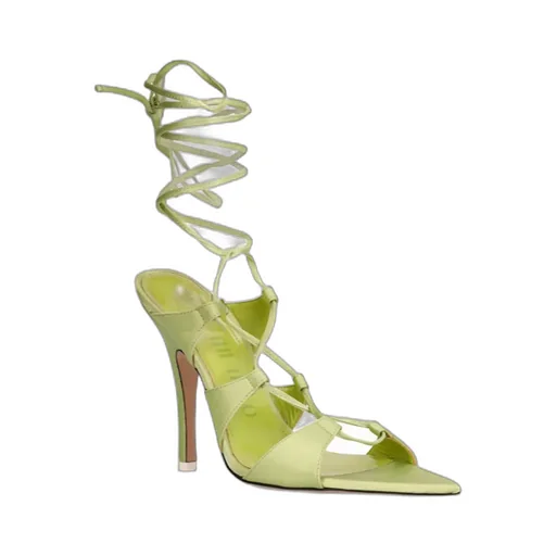 Pointed High-Heeled Sandals