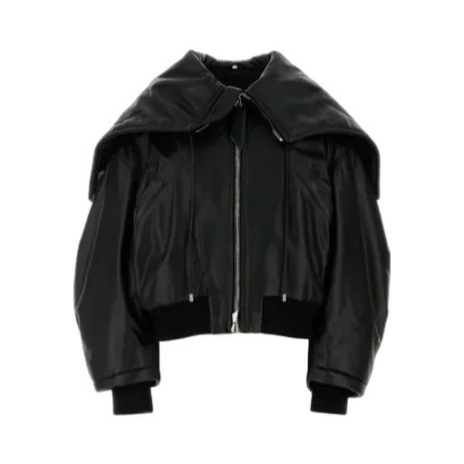 Leather Bomber Jacket