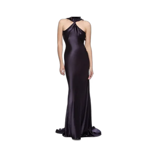 Satin Long Dress