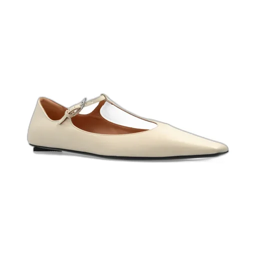 Buckled Ballerina Flats