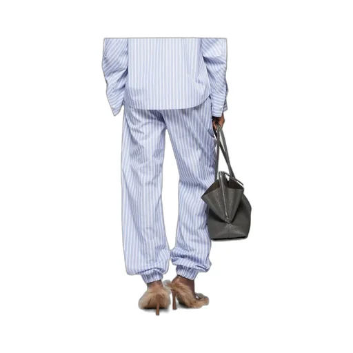 Striped Drawstring Trousers