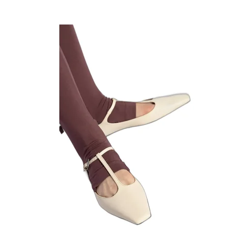 Buckled Ballerina Flats