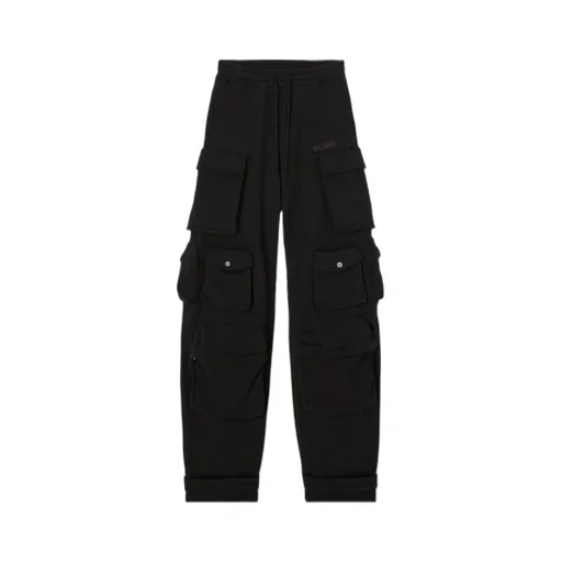 Drawstring Long Faded Track Pants